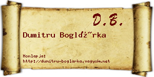 Dumitru Boglárka névjegykártya